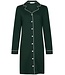 Pastunette Premium Luxe dames doorknoop nachthemd van katoen-interlock 'chic green beauty'