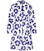Rebelle embossed fleece wrap-over morningown 'chic flower'