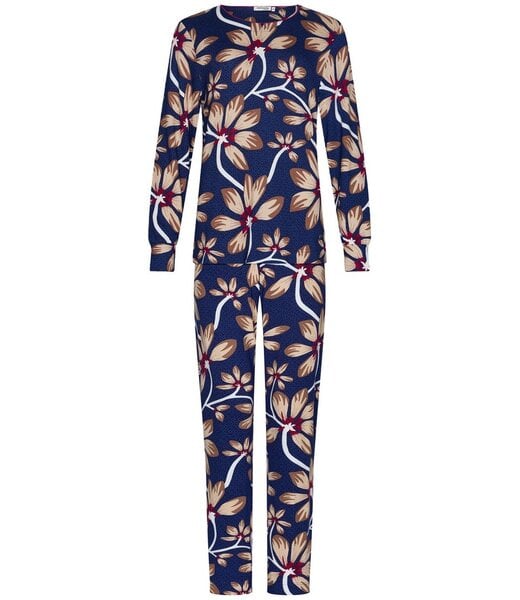 Pastunette Premium Viscose-elastaan-mix dames pyjama 'passion flower'