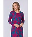 ladies long sleeve cotton-modal nightdress 'bold flower'