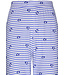 ladies v-neck organic cotton pyjama 'stripey flower'