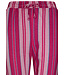 Dames pyjamaset met knopen van bio-katoen 'smart stripes'
