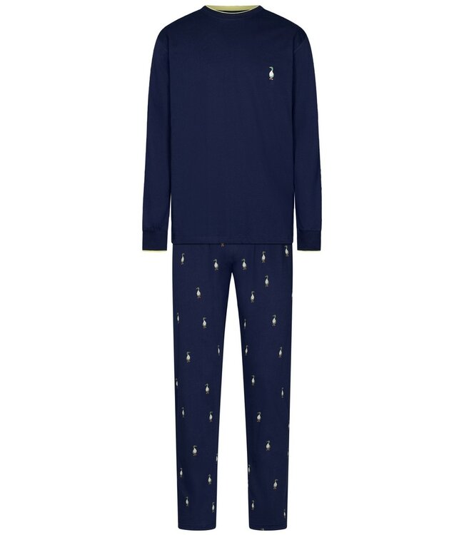 Heren pyjamaset van 100% katoen single jersey 'little ducky'