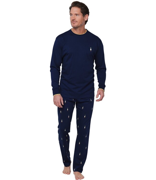 Heren pyjamaset van 100% katoen single jersey 'little ducky'