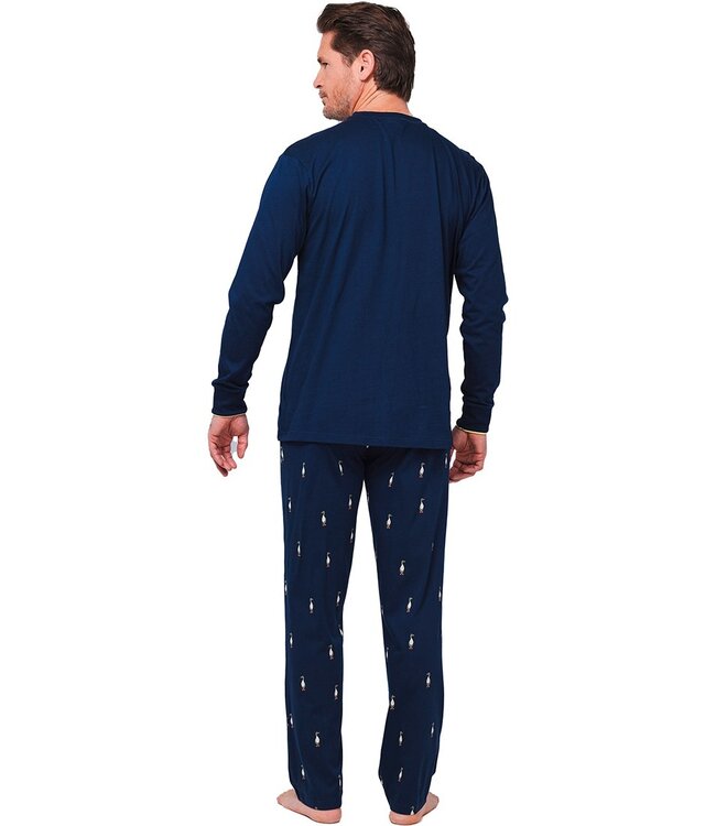 Heren pyjamaset van 100% katoen single jersey 'little ducky'