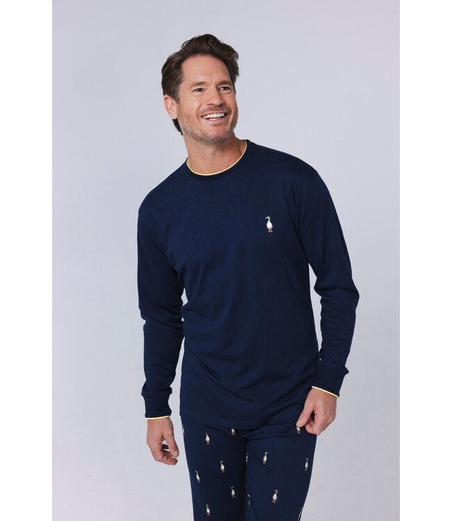 men's 100% cotton single jersey pyjama set 'little ducky'