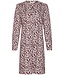 Pastunette Premium Rood, katoen-modal nachthemd met knopen 'little flowers'