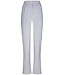 Doorknoop dames pyjama van zachte, blauwe flanel fleece ‘soft stripes’