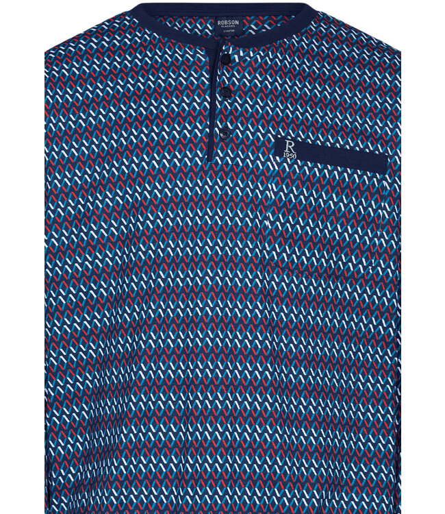 men's 100% cotton pyjama set with buttons 'diamond dazzle'