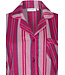 Bio-katoenen doorknoop dames nachthemd 'smart stripes'