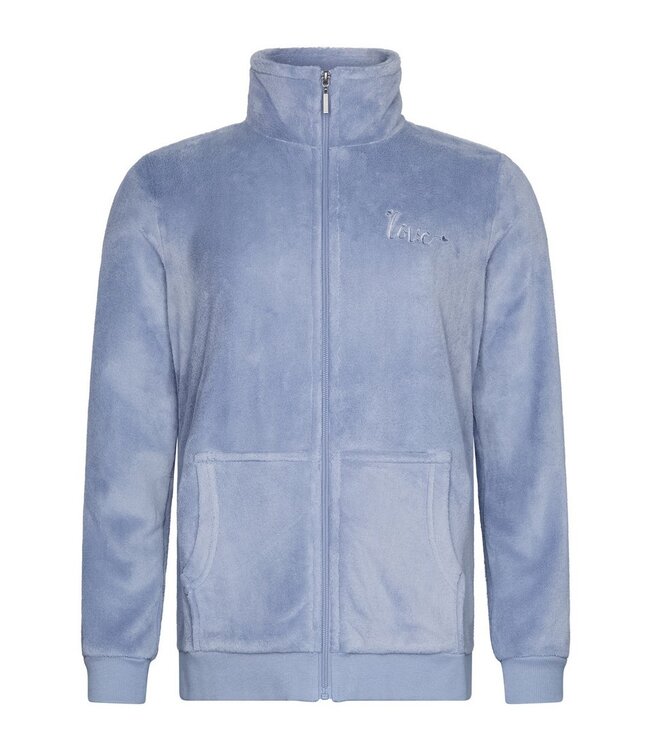 Warme coral fleece lila home-lounge jas ‘lovely lilac’