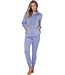 Warme coral fleece lila home-lounge jas ‘lovely lilac’