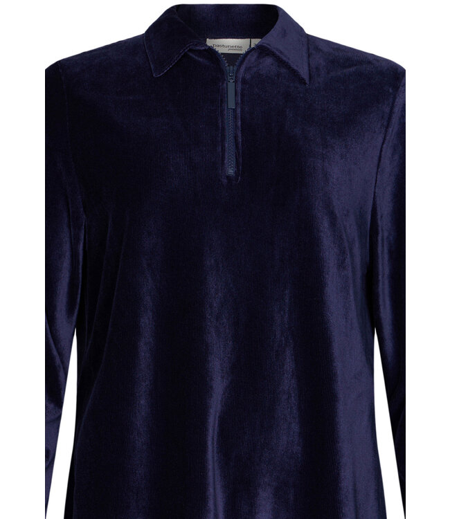 Luxe velours loungeset 'chic blue beauty'