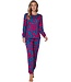 ladies long sleeve cotton-modal pyjama 'bold flower'