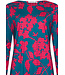 ladies long sleeve cotton-modal pyjama 'bold flower'