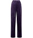 Luxe paarse velours 3-delige loungeset 'chic purple beauty'
