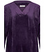 Luxe paarse velours 3-delige loungeset 'chic purple beauty'