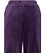Luxe paarse velours 3-delige loungeset 'chic purple beauty'