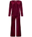 Pastunette Premium Donkerrode, velours, lounge-pyjama 'chic comfort'