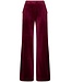 Donkerrode, velours, lounge-pyjama 'chic comfort'