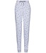 Wafelrib dames pyjama met knopen 'snowflakes & circles'