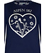 kids blue long sleeve cotton pyjama set 'snow time'