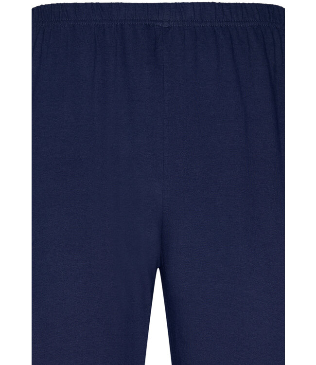 Heren doorknoop pyjama van bio-katoen 'geometric blocks'