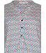 Nachthemd van biologisch katoen met lange mouwen en knopen ‘geometric flowers’