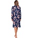 Langer dames nachthemd van katoen-interlock 'passion flower'