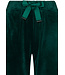 ladies luxury green velvet home lounge suit with zip 'chic green beauty'