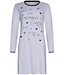 Rebelle light grey melee long sleeve nightdress 'pyjama days'