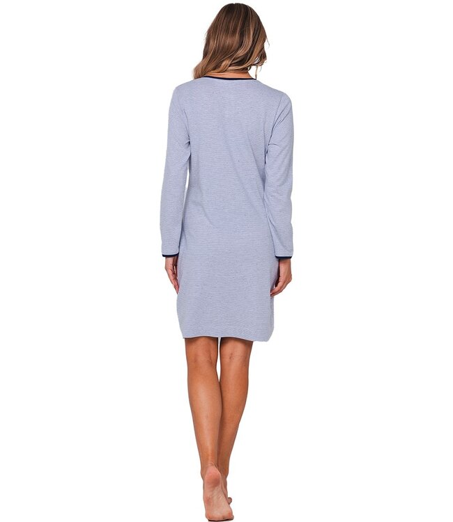light grey melee long sleeve nightdress 'pyjama days'