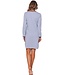 light grey melee long sleeve nightdress 'pyjama days'