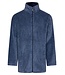 men's blue coral fleece house jacket with full zip 'modern man' (80cm)