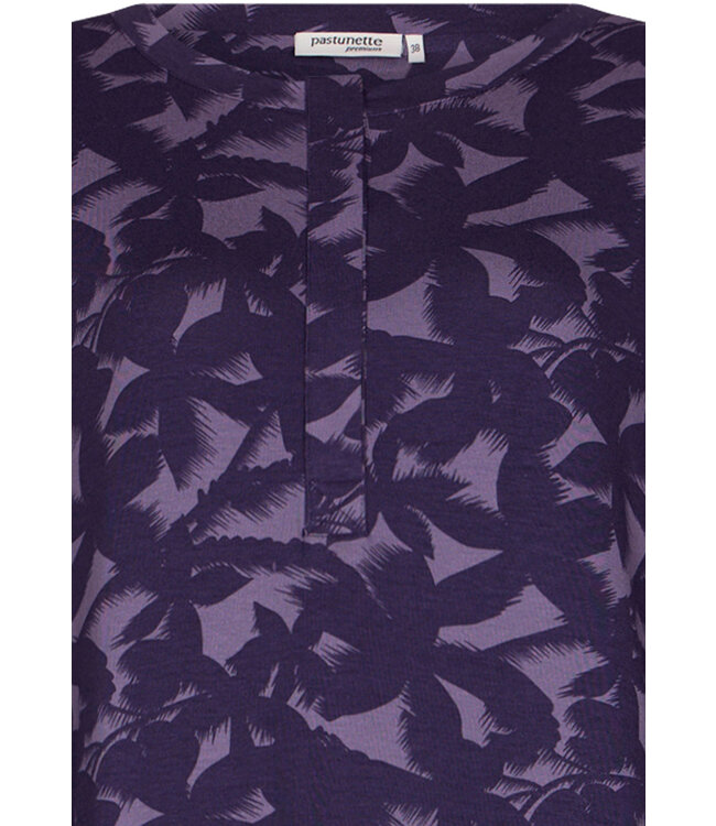 ecovero viscose, luxury lounge nightdress with buttons'floral garden'