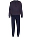 Pastunette for Men Heren pyjama van biologische katoen met knopen 'funky diamond'