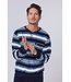 men's long sleeve cotton pyjama set with buttons 'just stripey'