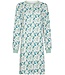 Pastunette ladies 100% cotton interlock longer length nightdress with buttons 'winter flowers'
