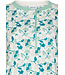 ladies 100% cotton interlock longer length nightdress with buttons 'winter flowers'