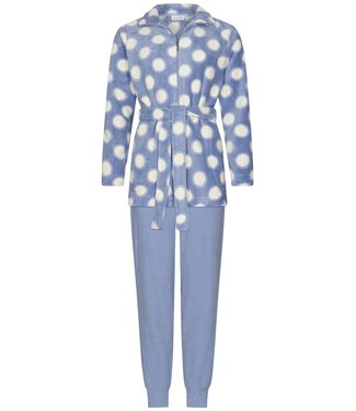 Pastunette Warme carol fleece lila home-lounge-set ‘deeply dotty’