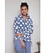 Pastunette warm coral fleece lilac home lounge-suit 'deeply dotty'