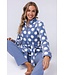 warm coral fleece lilac home lounge-suit 'deeply dotty'
