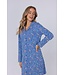 long sleeve organic cotton full button nightdress 'woodland wildlife'