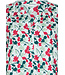 long sleeve cotton longer length nightdress with buttons 'winter flowers' (105cm)