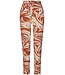 Luxe dames pyjama V-hals met kant 'watercolour art'