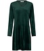 Pastunette Premium Bosgroene, velours lounge-jurk 'chic comfort'