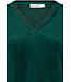 forest green velvet lounge homedress 'chic comfort'