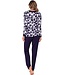 ecovero viscose, luxury lounge pyjama 'floral garden'