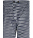 blue cotton-satin full button men's pyjama 'chain link'