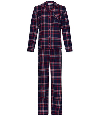 Rebelle Flanellen doorknoop pyjama 'cool checks'